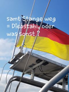 624.1 Flagge m Text UKW Antenne